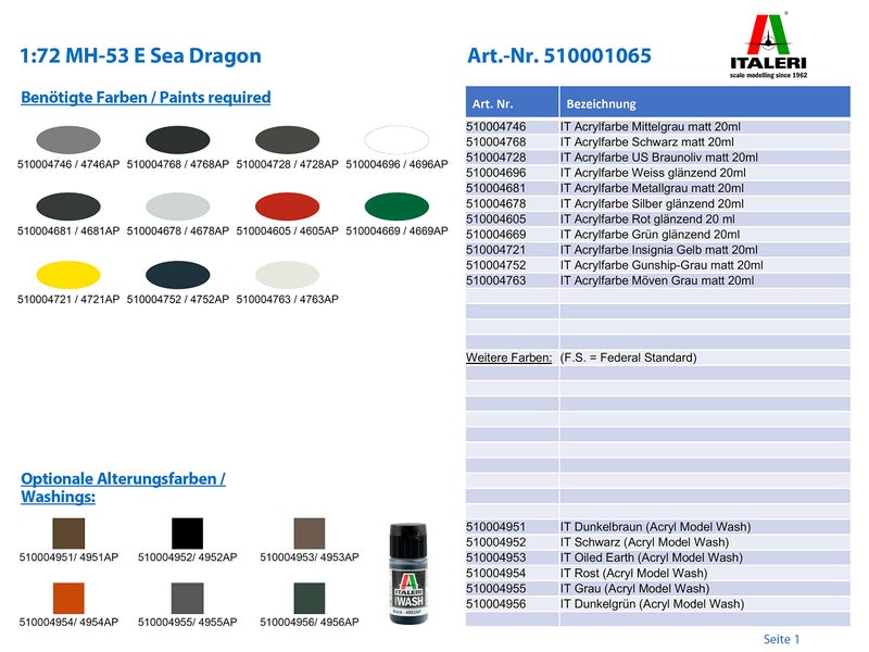 Italeri 1/72 MH-53E Sea Dragon - Image 2